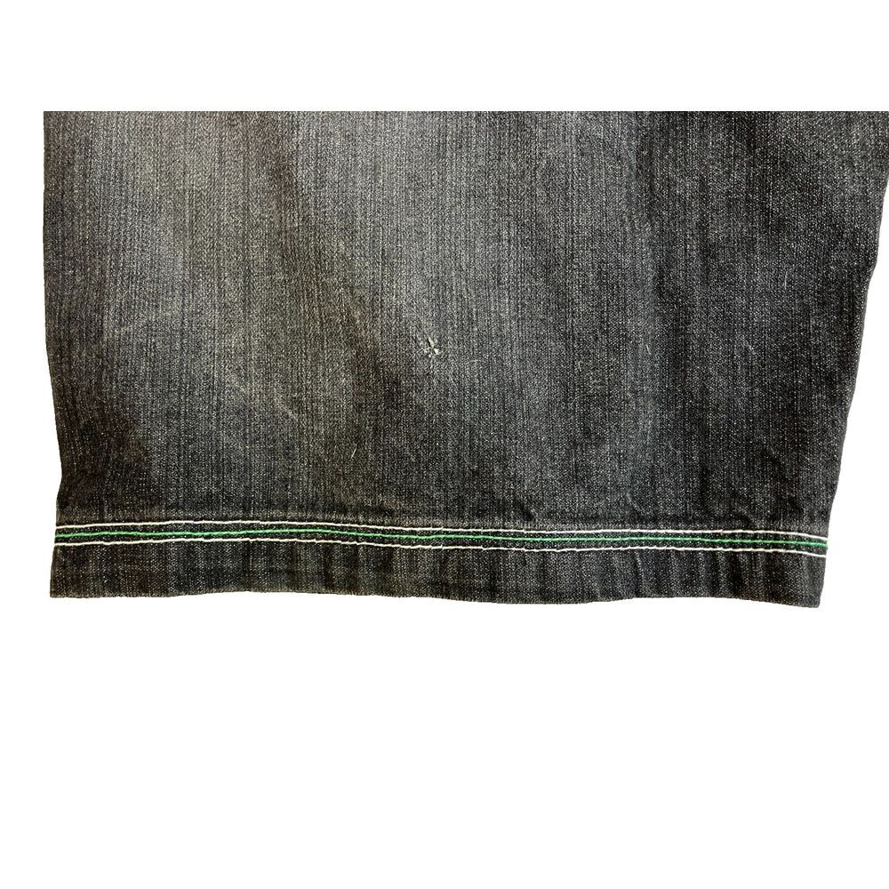 RIC Shorts Adult 38x14.5 Black Denim Bermuda Baggy Skater Urban Jean Mens‎ - Picture 8 of 11